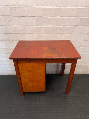 Wooden Dressing Table with 4 Drawers – back view