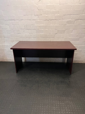 Mahogany Finish Office Desk Shell (1600mm) – main front view