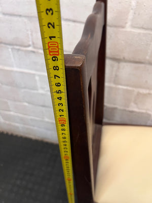 Classic Dark Wood Dining Chair with Ball and Claw Feet – height measurement