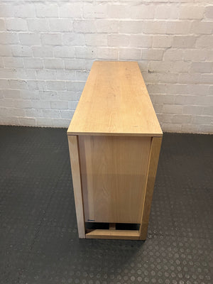 Coricraft Oak Sideboard with Drawers and Cupboards – condition detail
