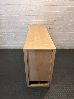 Coricraft Oak Sideboard with Drawers and Cupboards – top view