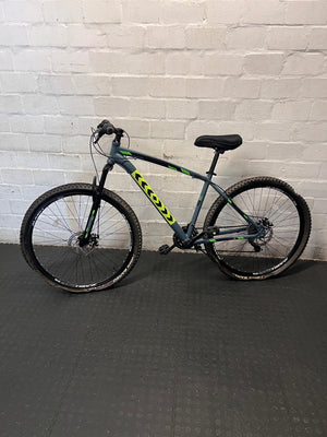 Mason Grey and Neon Mountain Bicycle – main front view