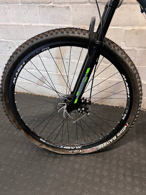 Mason Grey and Neon Mountain Bicycle – top view