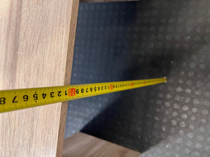 Light Wood Office Desk with 3 Drawers – height measurement