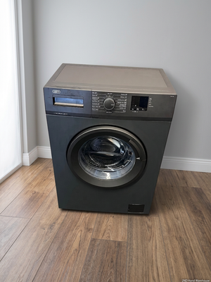 Defy 6kg Front Loader Washing Machine in Manhattan Grey – styled product image