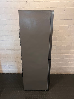 Defy 54cm Satin Metallic Fridge Freezer — Broken Drawer Covers – condition detail