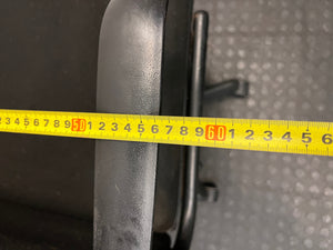 Black High-Back Upholstered Office Chair – width measurement
