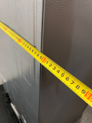 Hisense Brushed Steel Fridge Freezer with Water Dispenser – depth measurement
