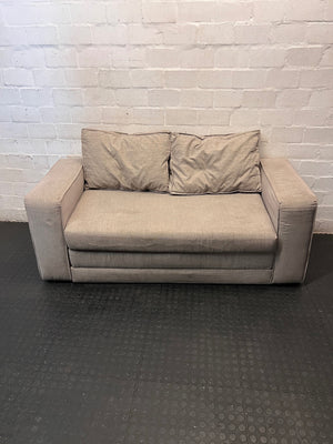 Modern Grey Fabric Sleeper Couch – main front view