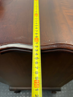 Vintage-Style Wooden Sideboard with Scalloped Detail – width measurement