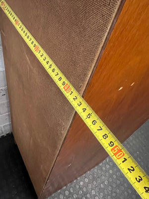Tall Narrow Wooden Wardrobe with Top Locker – depth measurement