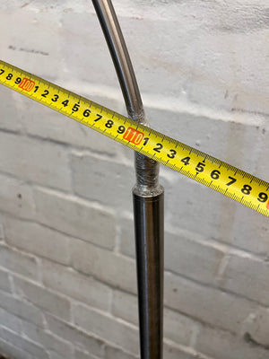 Arched Floor Lamp with Marble Base and Metal Dome Shade — Unstable Stand Due to Missing Screws – depth measurement