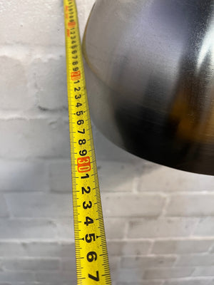 Arched Floor Lamp with Marble Base and Metal Dome Shade — Unstable Stand Due to Missing Screws – height measurement