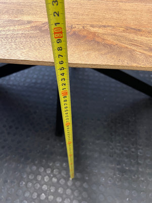 Decofurn Dal Danish Oval Solid Wood Dining Table – height measurement