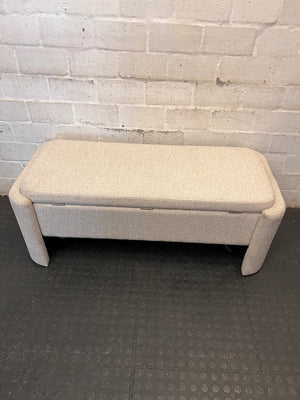 Coricraft Olly Upholstered Fabric Blanket Box – back view