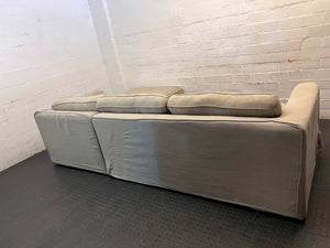 Coricraft Manhattan Slipcover Couch with Right Slouch – condition detail