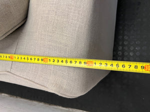 Coricraft Manhattan Slipcover Couch with Right Slouch – width measurement