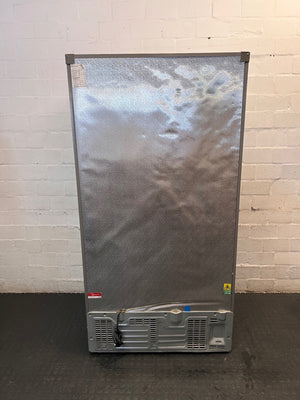 Defy Silver Side-by-Side Fridge with Water Dispenser – back view