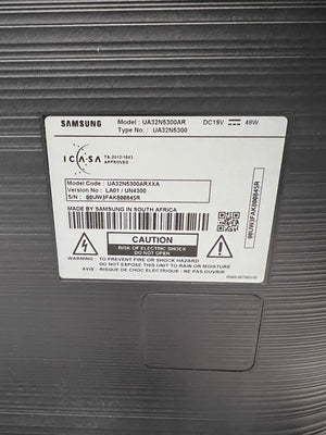 Samsung 32-inch LED Television in Black – back view