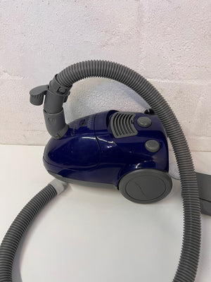 Hoover 1200W Canister Vacuum Cleaner in Navy Blue — Working with Missing Connectors and Internal Faults – back view