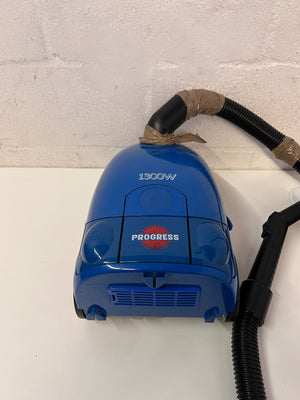 Blue Canister Vacuum Cleaner with Attachments – condition detail