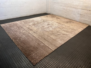 Gonsenhauser Brown Geometric Pattern Area Rug – main front view