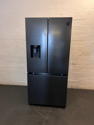 Samsung Dark Grey French Door Fridge Freezer – main front view