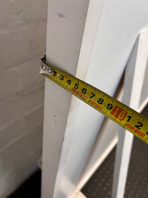 Large Freestanding White Board on Castor Wheels – depth measurement