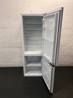 KIC White Fridge Freezer Combination — Good Working Order – side view