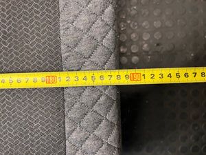 Quilted Grey Upholstered Double Bed Base – depth measurement