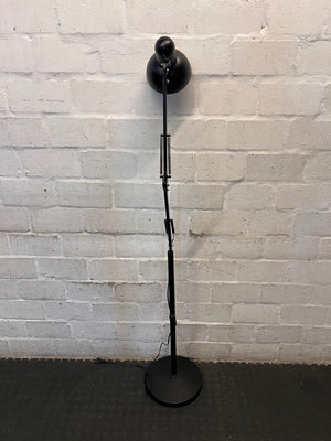 Adjustable Black Metal Floor Standing Lamp – condition detail