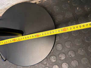 Adjustable Black Metal Floor Standing Lamp – width measurement