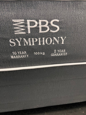 PBS Symphony Double Base Set in Grey and White – back view