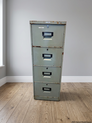 4-Drawer Metal Vertical Filing Cabinet – styled product image