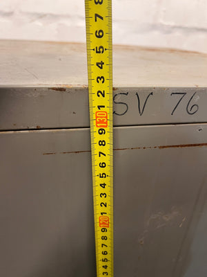 4-Drawer Industrial Metal Filing Cabinet – depth measurement