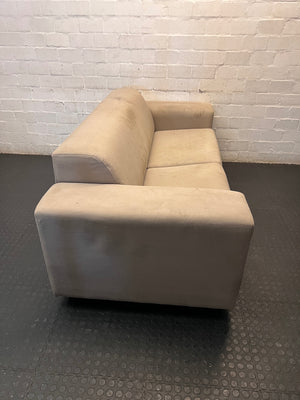 Coricraft Sand Beige 2 Seater Couch – back view