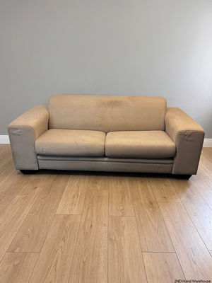 Coricraft Sand Beige 2 Seater Couch – styled product image