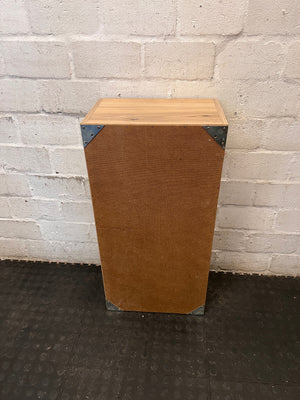 Wood Look Display Cabinet with Internal Racks – condition detail