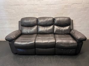 Brown 3 Seater Couch with High Back Support – main front view