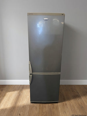 Sleek Silver Whirlpool Double Door Fridge/Freezer - 2ndhandwarehouse.com