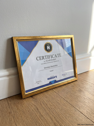 Gold Toned Metallic Picture Frame — Good Working Order - 2ndhandwarehouse.com