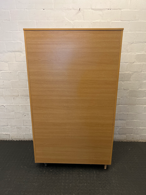 Functional Wood-Look Two-Door Storage Cupboard - 2ndhandwarehouse.com