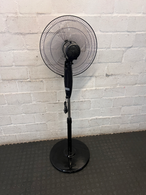 Black Elektra Pedestal Fan - Fair Condition - 2ndhandwarehouse.com