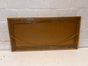 Framed Last Supper Artwork in Carved Wooden Frame — Clean and Tested - 2ndhandwarehouse.com