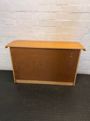 Solid Oak Three-Door Sideboard — Very Good Condition - 2ndhandwarehouse.com