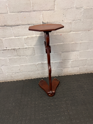 Carved Wooden Figurative Side Table - 2ndhandwarehouse.com