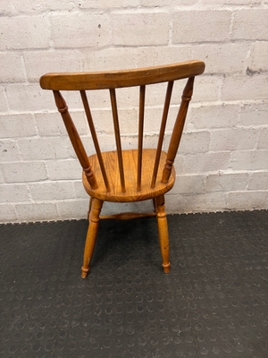 Vintage Windsor-Style Wooden Dining Chair