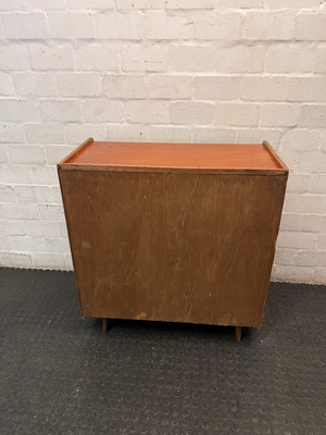 Vintage Mid-Century Style Wooden Chest of Drawers — Well Used Condition