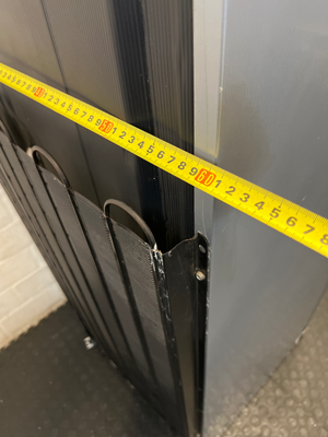 Sleek Silver Whirlpool Double Door Fridge/Freezer - 2ndhandwarehouse.com