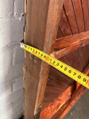 Wooden Garage Door & Motor - Hardware Wear (480cm x 205cm) - 2ndhandwarehouse.com